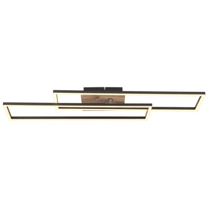 Globo - Светодиодный потолочный светильник LED/30W/230V 3000K 60x80 см черный
