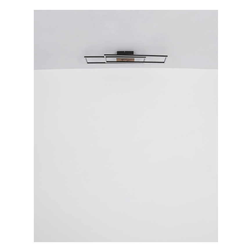 Globo - Светодиодный потолочный светильник LED/30W/230V 3000K 60x80 см черный
