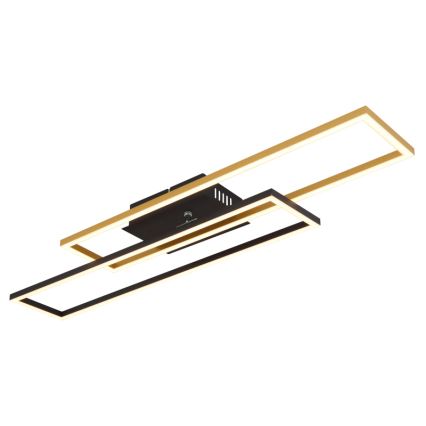 Globo - Стельовий LED світильник LED/30W/230V 3000K 60x80 см чорний/золотий