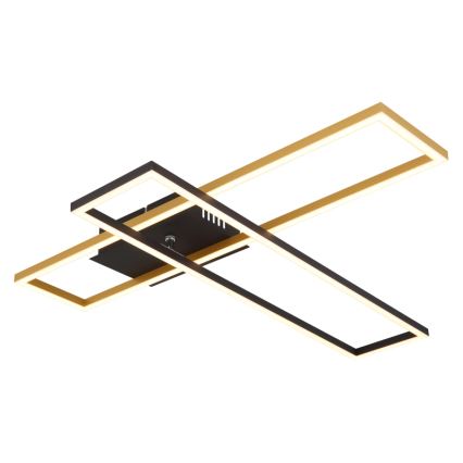 Globo - Стельовий LED світильник LED/30W/230V 3000K 60x80 см чорний/золотий