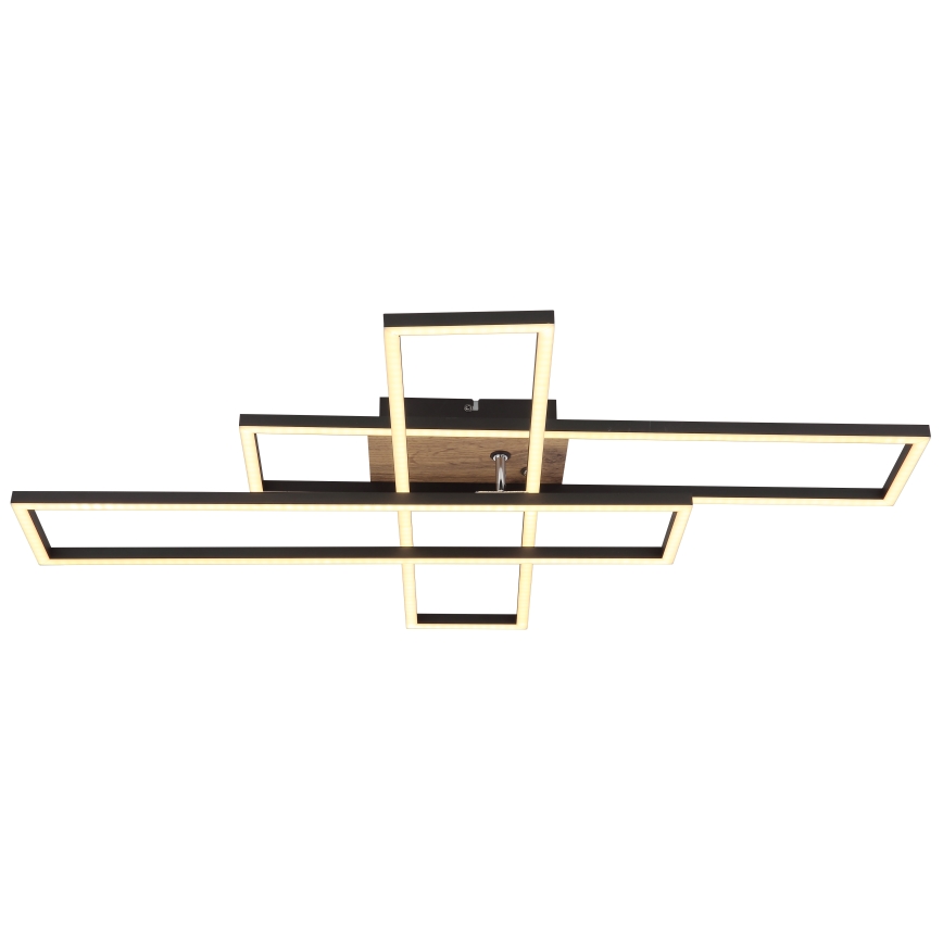 Globo - Стельовий LED світильник LED/40W/230V 3000K 60x80 см чорний