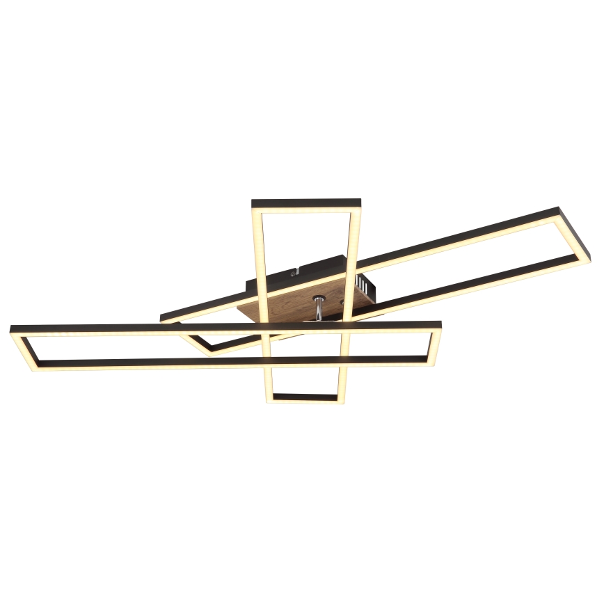 Globo - Стельовий LED світильник LED/40W/230V 3000K 60x80 см чорний