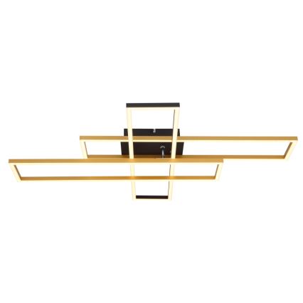 Globo - Стельовий LED світильник LED/40W/230V 3000K 60x80 см чорний/золотий