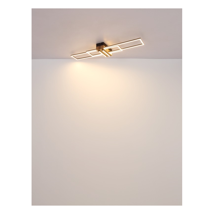 Globo - Стельовий LED світильник LED/40W/230V 3000K 25x100 см чорний