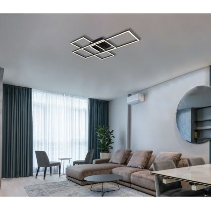 Globo - Светодиодный потолочный светильник с регулированием яркости LED/40W/230V 2700-6500K 51x74 см Wi-Fi Tuya + дистанционное управление