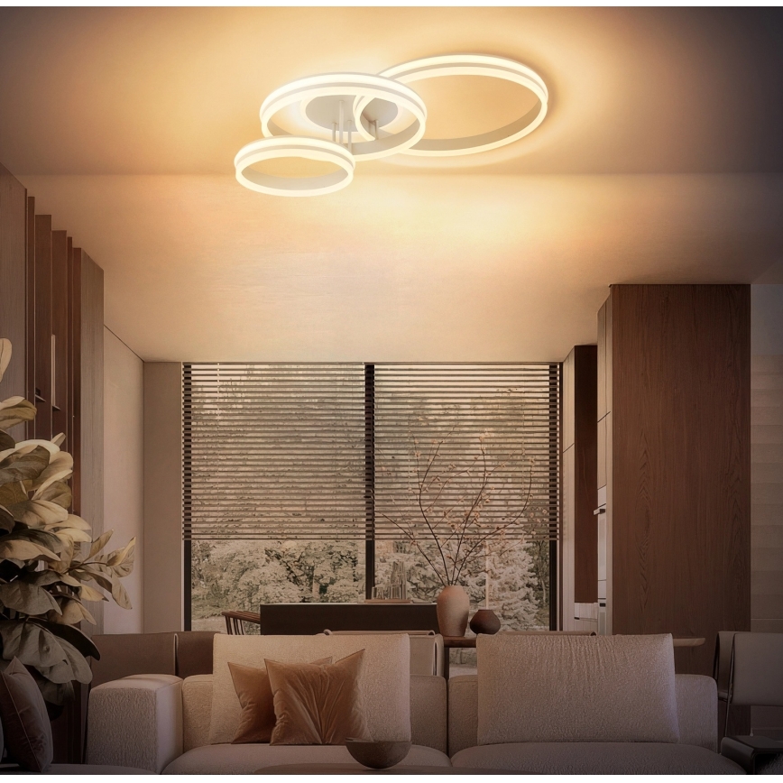 Globo - Димований світлодіодний стельовий світильник LED/72W/230V 3000K 79,5x50 cm