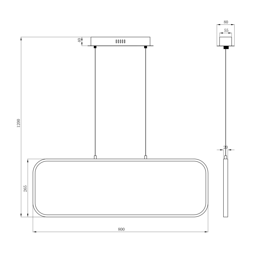 Globo - Светодиодная люстра на тросе LED/24W/230V