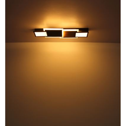Globo 67279-30 - LED Потолочный светильник CAROLINE LED/30 Вт/230 В 25x71,5 см бежевый/чёрный