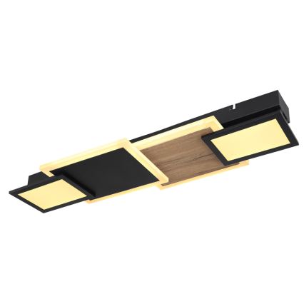 Globo 67279-30 - LED стельовий світильник CAROLINE LED/30 Вт/230 В 25x71,5 см бежевий/чорний