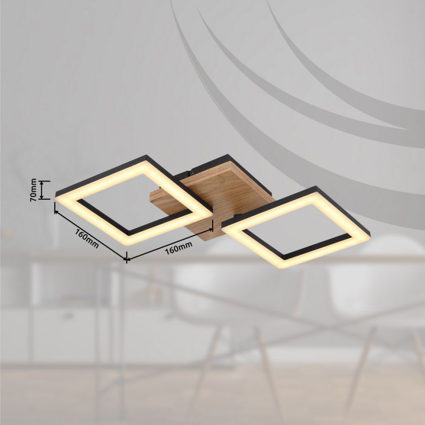 Globo - Светодиодная припотолочная люстра LED/18W/230V