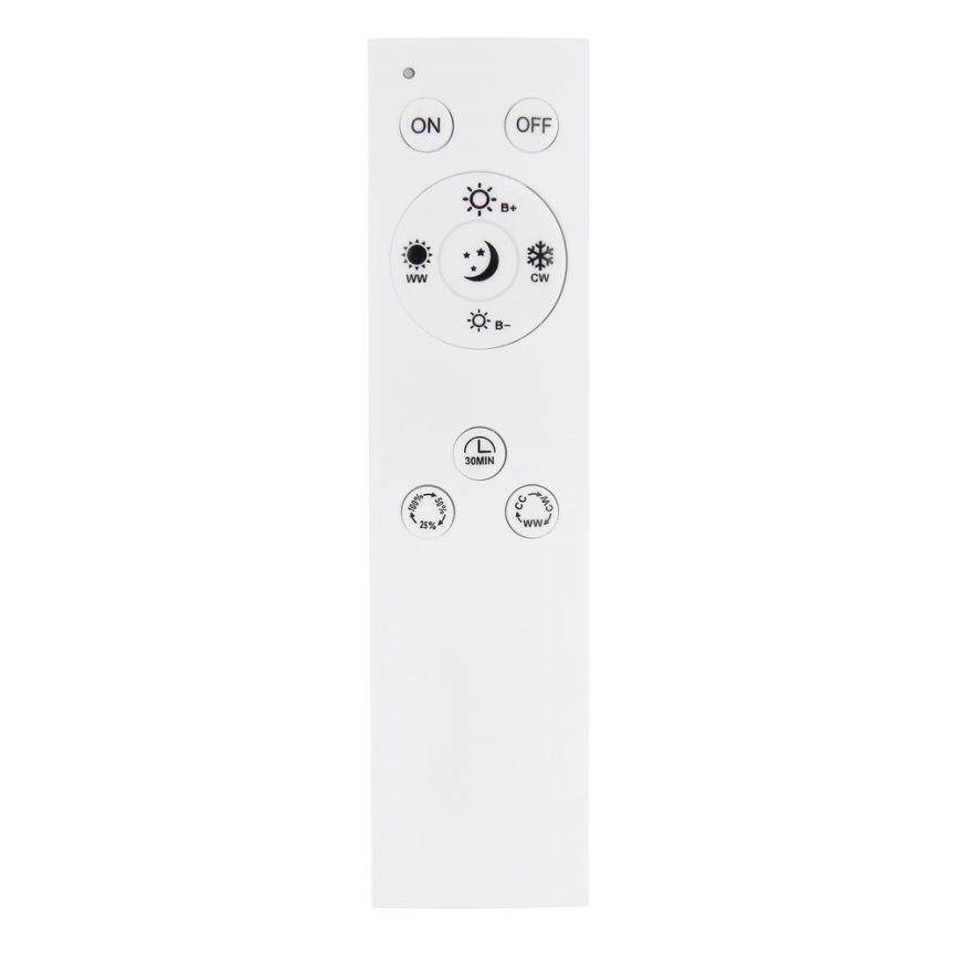 Globo - Светодиодная припотолочная люстра с регулированием яркости LED/22W/230V 2700-6000K + дистанционное управление