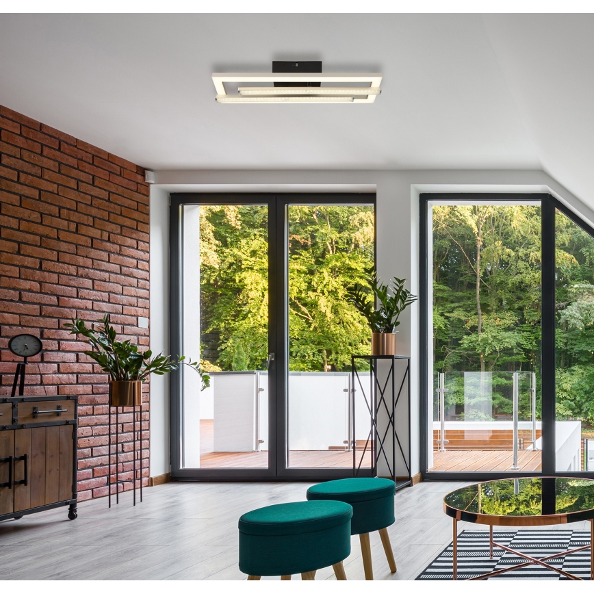 Globo - Стельовий LED світильник LED/24W/230V 4000K матовий хром