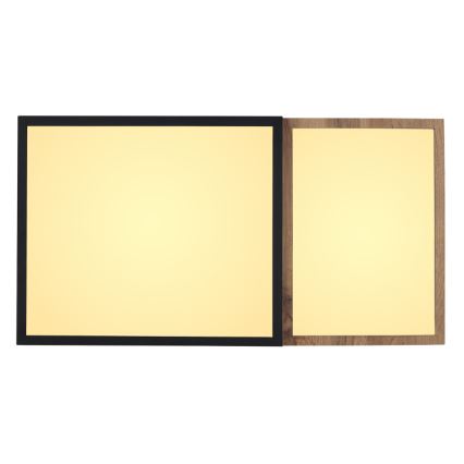 Globo 67286-30 - LED стельовий світильник GUNDI LED/30W/230V 35x65 cm коричневий/чорний