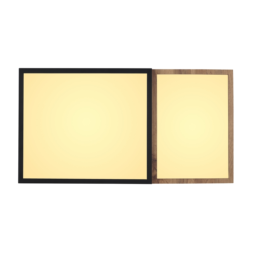 Globo 67286-30 - LED стельовий світильник GUNDI LED/30W/230V 35x65 cm коричневий/чорний