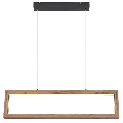 Globo 67287H - Подвесная LED-люстра на тросе MANDERA LED/24W/230V коричневая