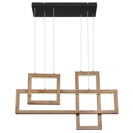 Globo 67287H1 - LED люстра на тросі MANDERA LED/40W/230V, коричнева