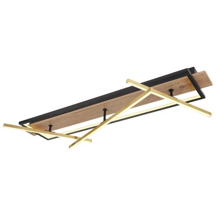 Globo 67296D2 - LED стельовий світильник BEATRIX LED/48W/230V 60,5x100 cm коричневий