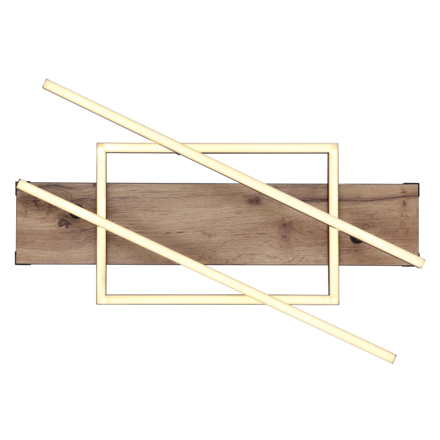 Globo 67299D3 - LED-потолочный светильник COLLI LED/40W/230V 88x120 см бежевый/чёрный