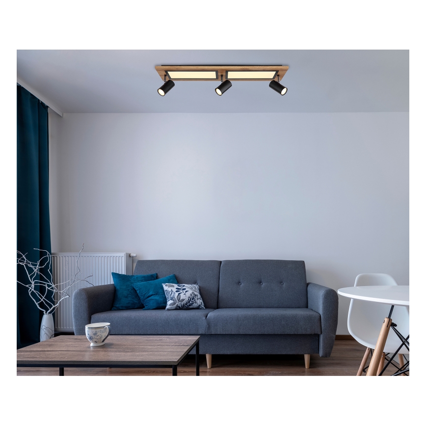 Globo - Світлодіодний точковий світильник LED/24W/230V + 3xGU10/5W