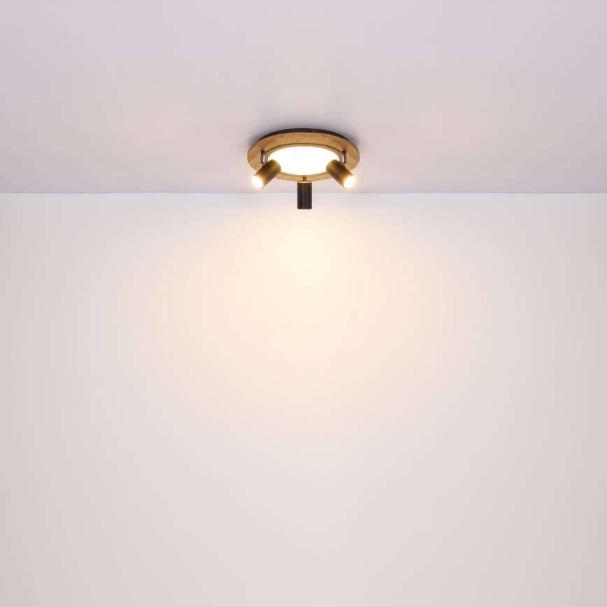 Globo - Светодиодный точечный светильник 3xGU10/5W/230V + LED/15W/230V