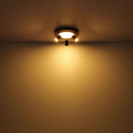 Globo - Світлодіодний точковий світильник 3xGU10/5W/230V + LED/15W/230V