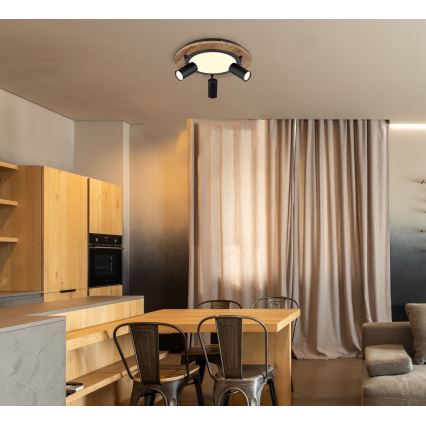 Globo - Світлодіодний точковий світильник 3xGU10/5W/230V + LED/15W/230V