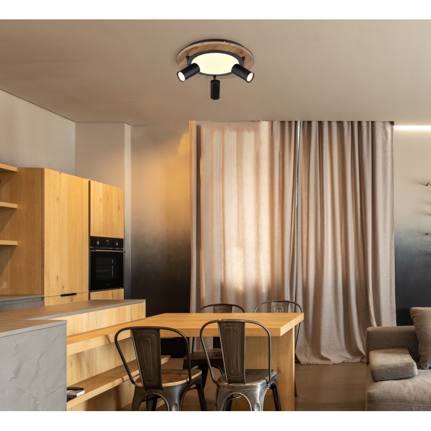 Globo - Світлодіодний точковий світильник 3xGU10/5W/230V + LED/15W/230V