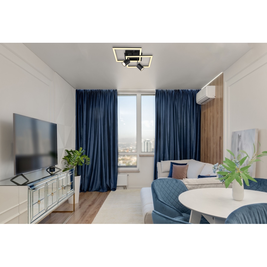 Globo - Стельовий LED світильник 2xLED/18W/230V + 2xGU10/35W/230V
