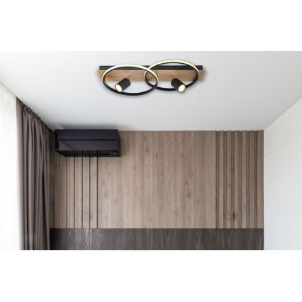 Globo - Стельовий LED світильник 2xLED/18W/230V + 2xGU10/35W/230V