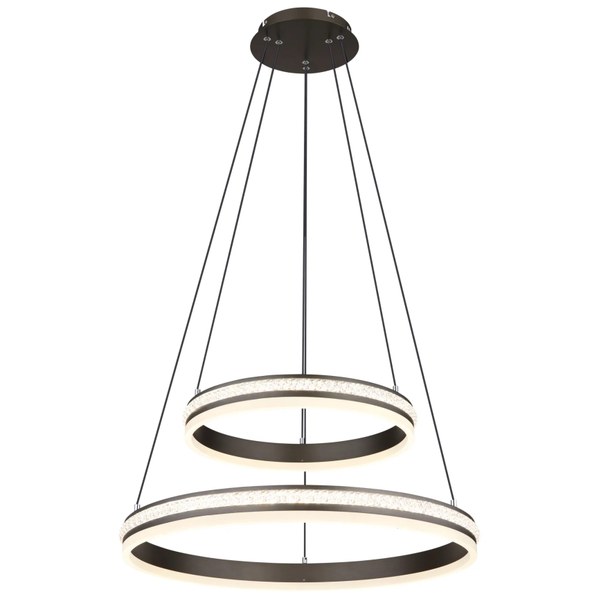 Globo - Светодиодная подвесная люстра с регулированием яркости LED/60W/230V 2700K-6000K + дистанционное управление