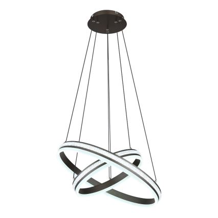 Globo - Світлодіодна підвісна люстра з регулюванням яскравості LED/60W/230V 2700K-6000K + пульт дистанційного керування