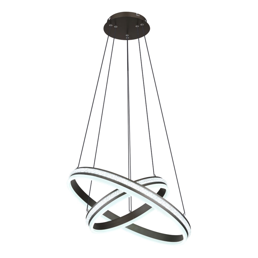 Globo - Світлодіодна підвісна люстра з регулюванням яскравості LED/60W/230V 2700K-6000K + пульт дистанційного керування