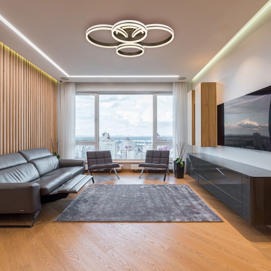 Globo - Светодиодный потолочный светильник с регулированием яркости LED/90W/230V 2700K-6000K + дистанционное управление