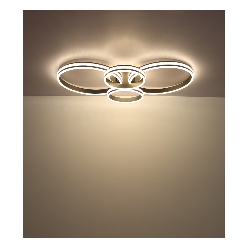 Globo - Стельовий LED світильник LED/39W/230V 2700/4500/6500K 106x60 см антрацит
