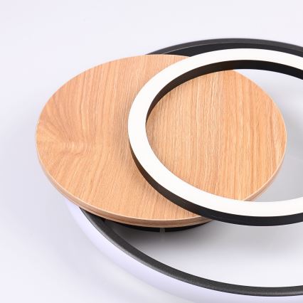 Globo - Светодиодный потолочный светильник LED/24W/230V черный