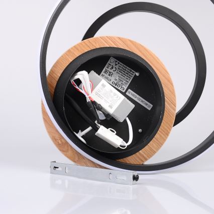 Globo - Светодиодный потолочный светильник LED/24W/230V черный