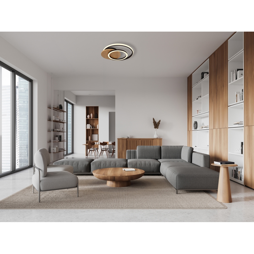 Globo - Светодиодный потолочный светильник LED/24W/230V черный