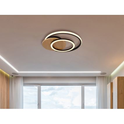 Globo - Светодиодный потолочный светильник LED/24W/230V черный