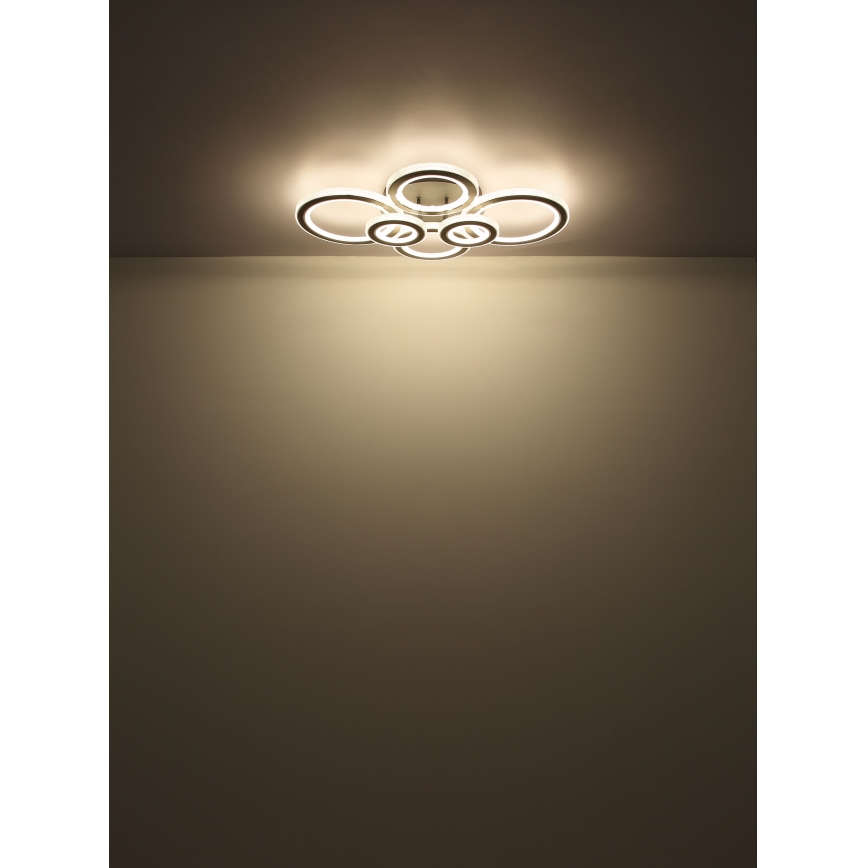 Globo - Светодиодный потолочный светильник с регулированием яркости LED/60W/230V 2700-6000K 56x78 см антрацит + дистанционное управление
