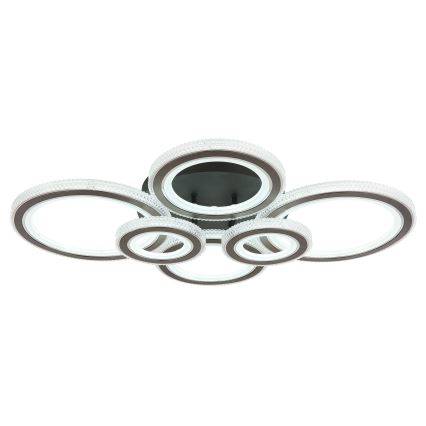 Globo - Светодиодный потолочный светильник с регулированием яркости LED/60W/230V 2700-6000K 56x78 см антрацит + дистанционное управление