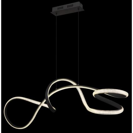 Globo - Светодиодная подвесная люстра LED/40W/230V черный