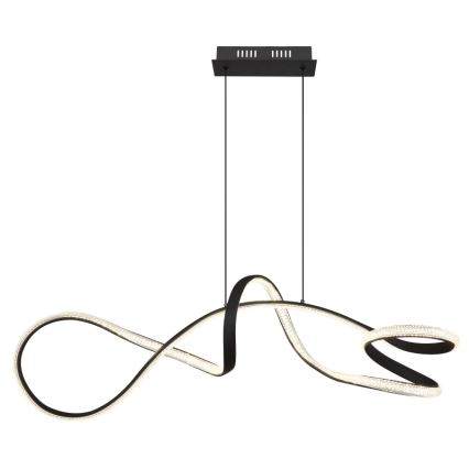 Globo - Світлодіодна підвісна люстра LED/40W/230V чорний