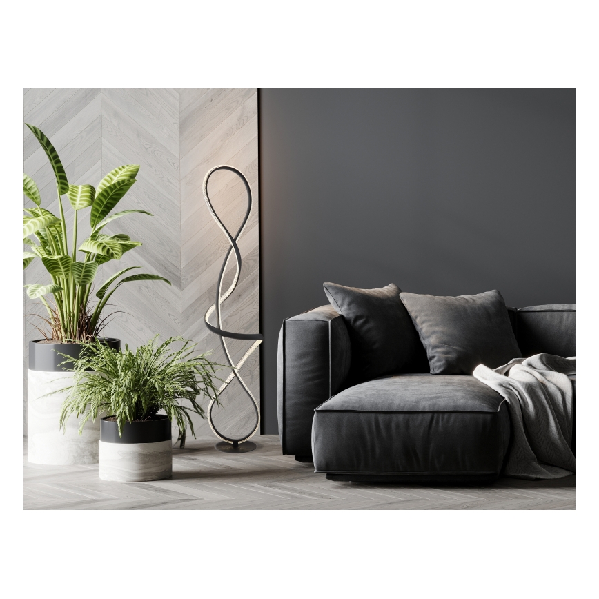 Globo - Світлодіодний торшер LED/36W/230V чорний