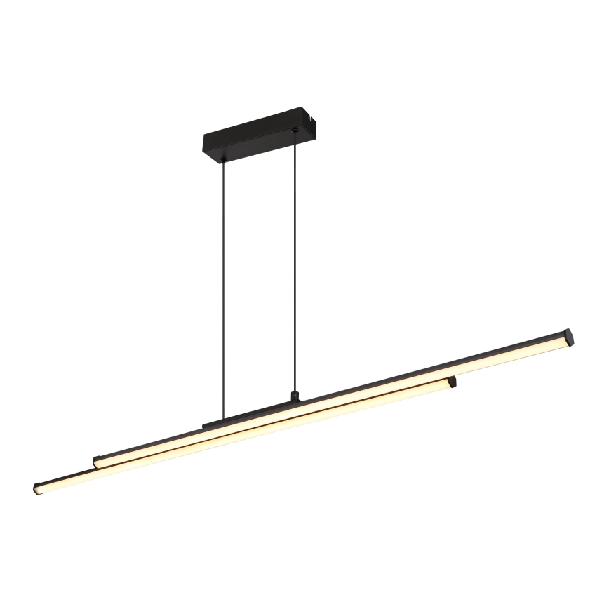 Globo - Світлодіодна підвісна люстра LED/24W/230V 3000K чорний