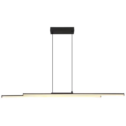 Globo - Світлодіодна підвісна люстра LED/24W/230V 3000K чорний