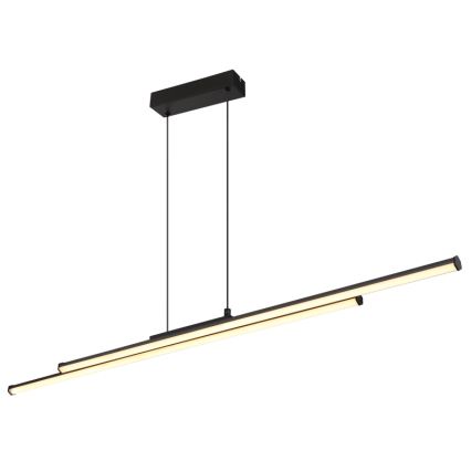 Globo - Світлодіодна підвісна люстра LED/24W/230V 3000K чорний