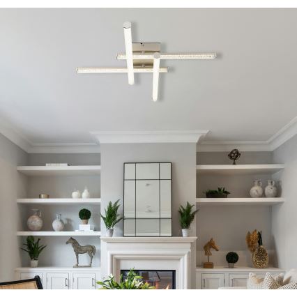 Globo - Стельовий LED світильник LED/24W/230V 4000K матовий хром