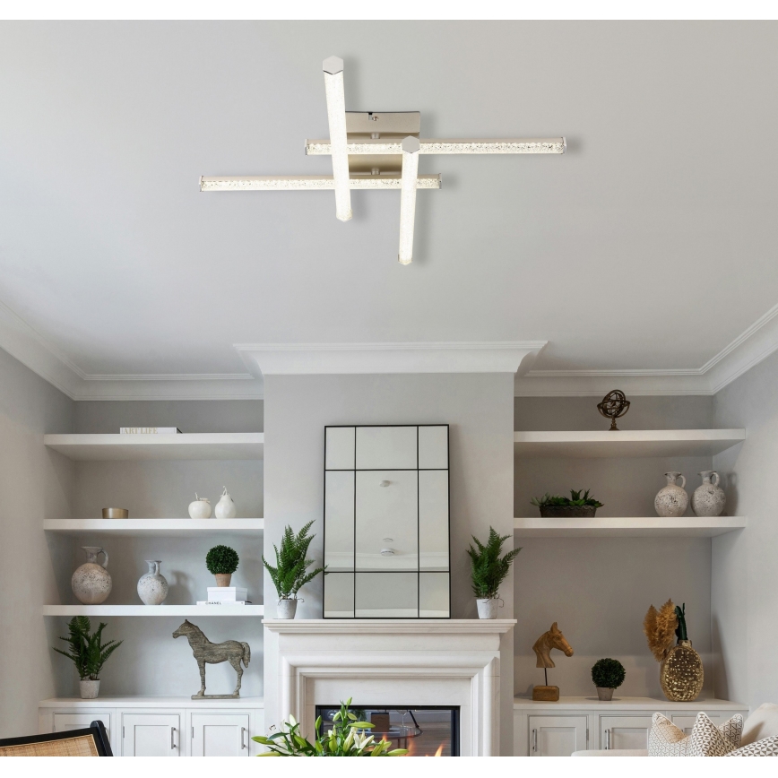 Globo - Стельовий LED світильник LED/24W/230V 4000K матовий хром