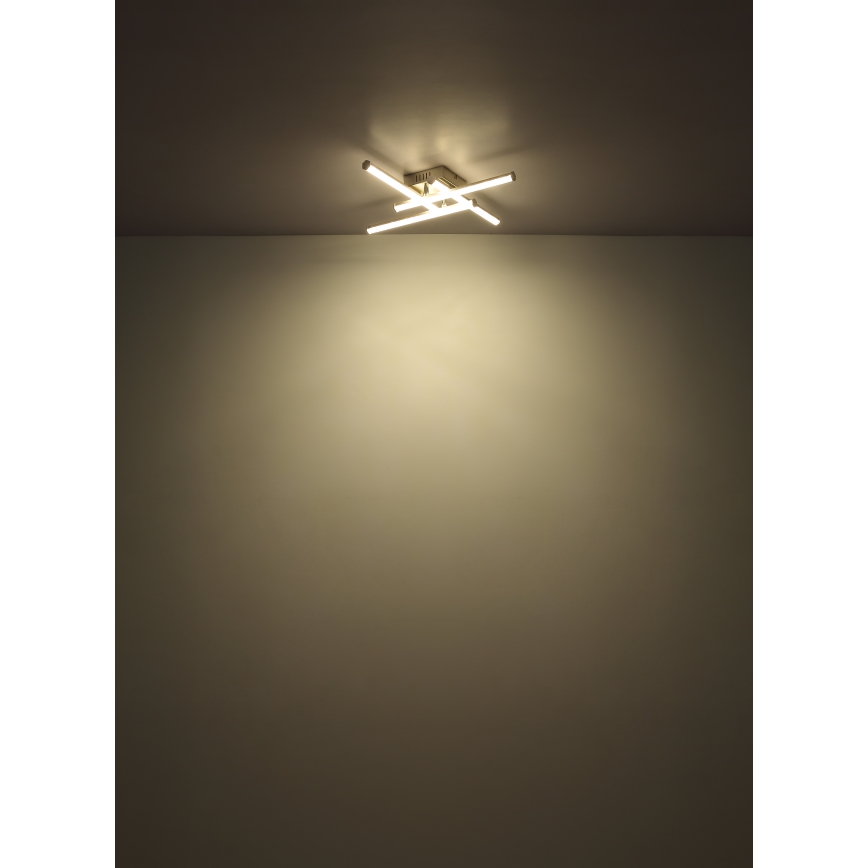 Globo - Светодиодный потолочный светильник LED/24W/230V 4000K матовый хром