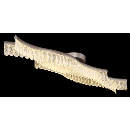 Globo - Светодиодный потолочный светильник LED/35W/230V 3200K 18x108 см матовый хром